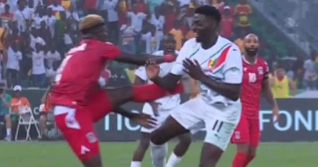 “AFCON Player Receives a Kung-Fu Kick Red Card Described as ‘So Violent Even Bruce Lee Would Be Proud’ – Daily Star”