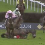 Jockey Trapped Underneath Horse as Heroic Rival Dismounts to Help – Daily Star