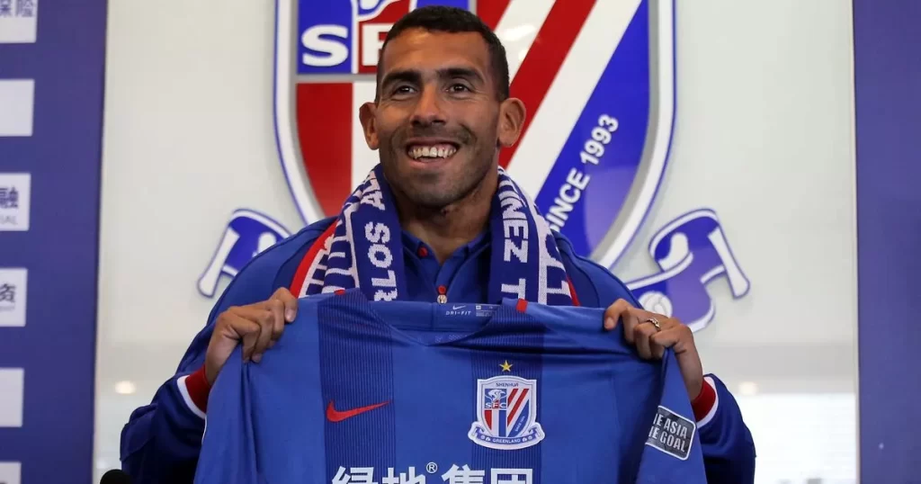 Carlos Tevez’s astronomical salary in China making him the first £1-per-second footballer – Daily Star