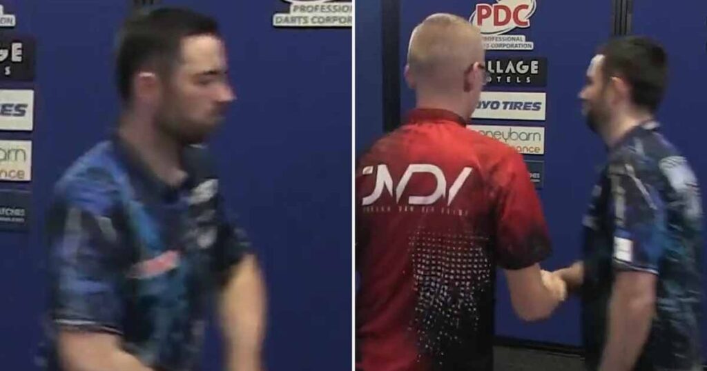 Luke Humphries ‘snaps darts’ after surprising loss with fans shocked at ‘one of the craziest fallouts’ – Daily Star