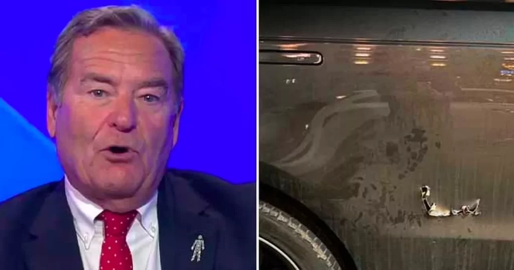 Jeff Stelling criticizes individuals who vandalized his Range Rover during event – Daily Star