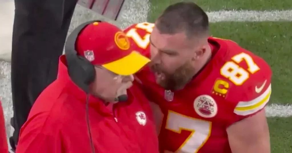 Travis Kelce criticized for pushing 65-year-old coach during Super Bowl – Daily Star