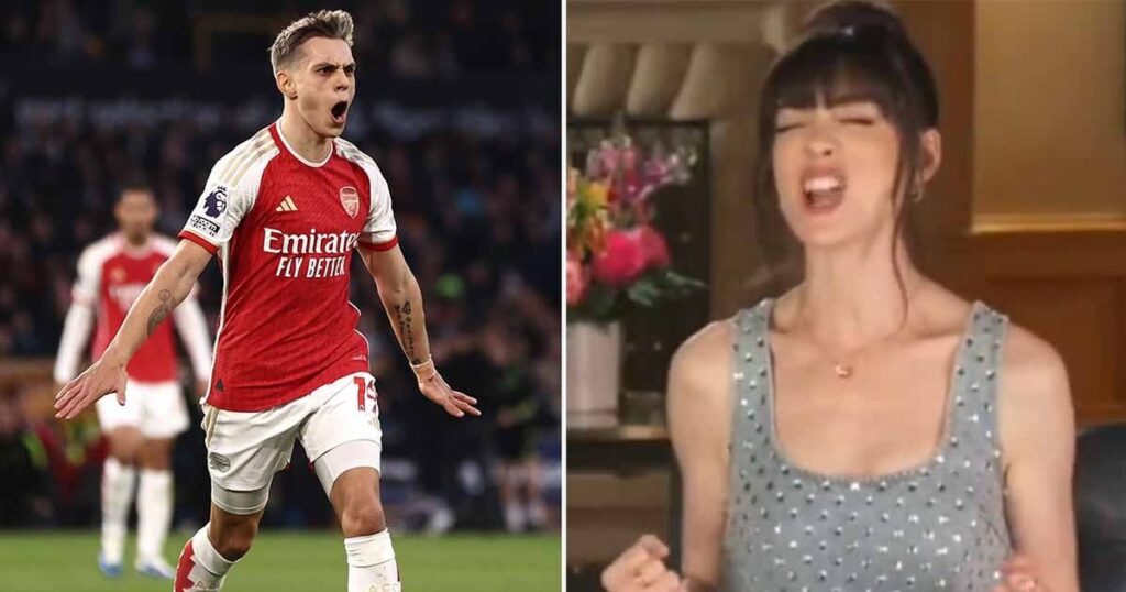 Anne Hathaway Goes Wild Celebrating Crucial Arsenal Goal in Hollywood – Daily Star