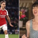 Anne Hathaway Goes Wild Celebrating Crucial Arsenal Goal in Hollywood – Daily Star