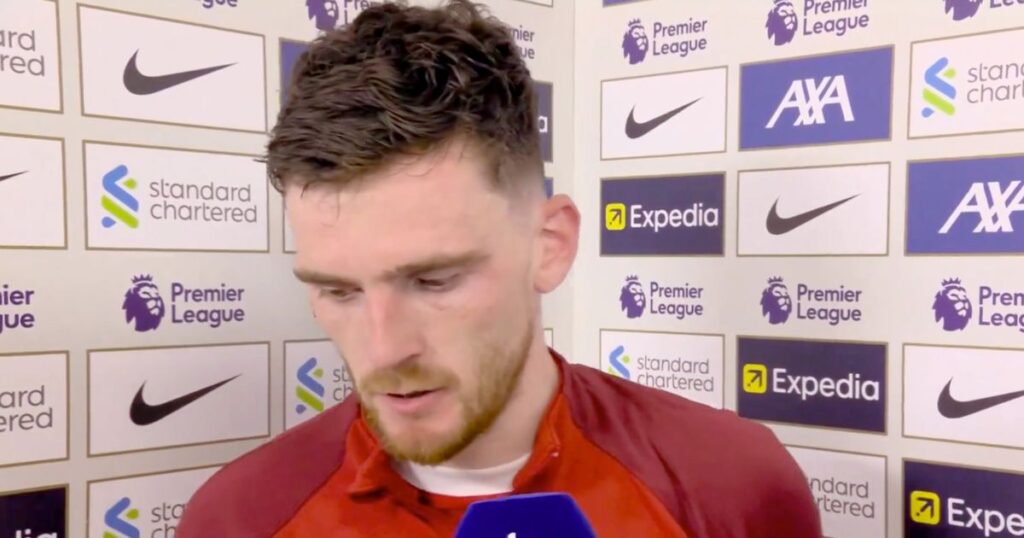 Andy Robertson criticizes Liverpool attackers following surprising loss to Crystal Palace – Daily Star