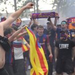 Barcelona fans throw objects at their own team bus, mistaking it for Champions League opponents PSG – Daily Star