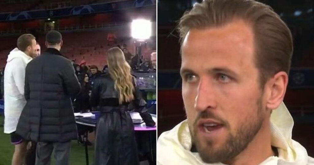 Harry Kane reacts to Arsenal fans’ Tottenham chants during interview – Daily Star