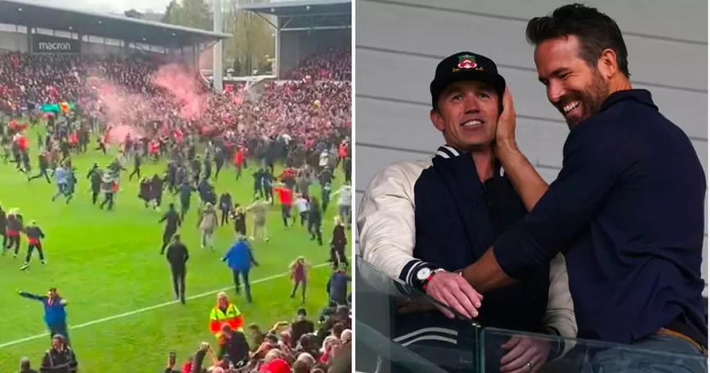 Wrexham’s Promotion to League One Sends Ryan Reynolds and Rob McElhenney into Wild Celebration