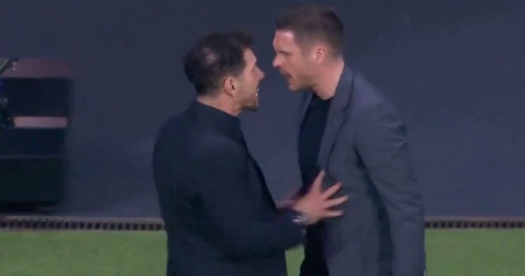 Diego Simeone confronts Dortmund chief on sidelines as fans call him ‘mad man’ – Daily Star