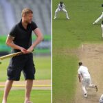 Freddie Flintoff’s 16-year-old son scores his first century for Lancashire, exciting cricket fans.