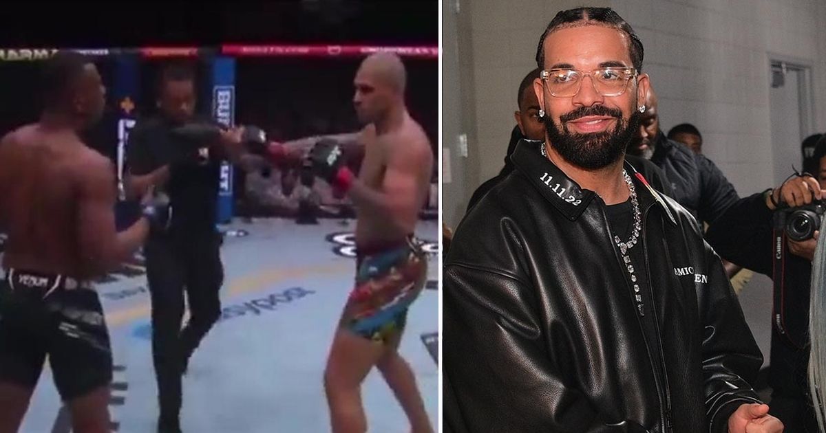 Drake wins £1 million bet after UFC champion Alex Pereira instructed the referee to step back for a brutal KO.