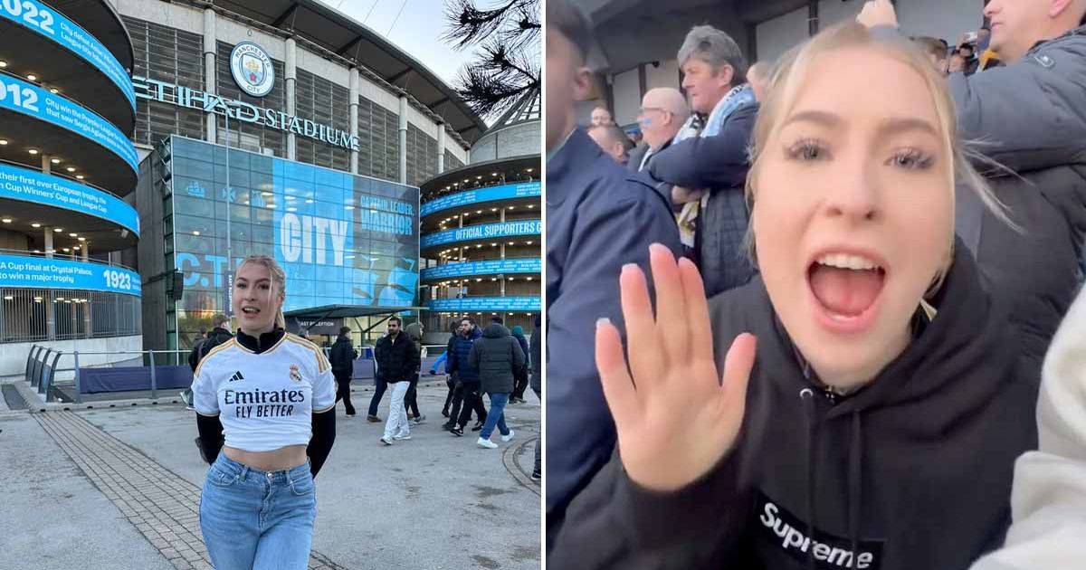 Astrid Wett shows readiness for Man City vs Real Madrid clash with passionate Chelsea chant – Daily Star