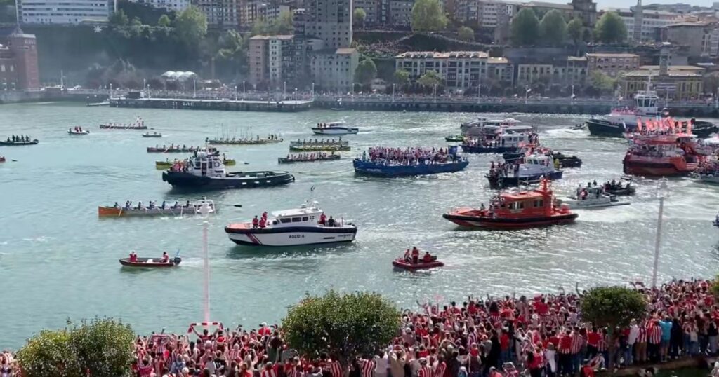 Athletic Bilbao celebrates cup victory with wild boat parade as fans wonder, “can we do this?” – Daily Star