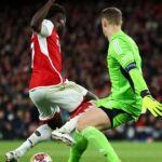 Bukayo Saka denied late Arsenal penalty and forced away from referee in controversial finish