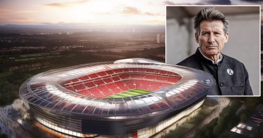 Lord Seb Coe pledges to Man Utd fans regarding Sir Jim Ratcliffe’s proposed £4bn ‘Wembley of the North’