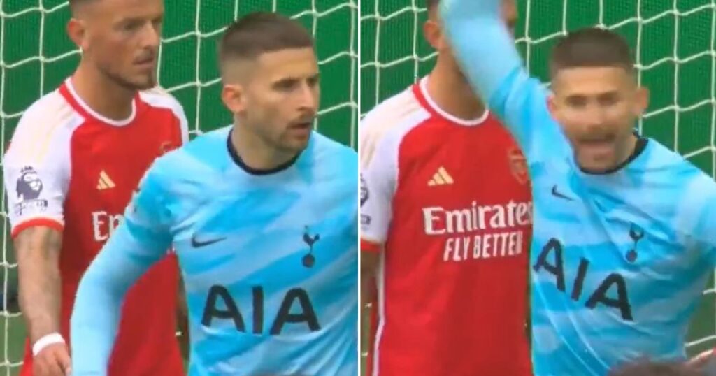 Arsenal fans observe Ben White’s clever tactic to disrupt Tottenham goalkeeper – Daily Star