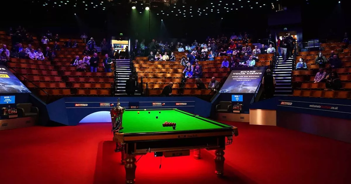 World Snooker Championship at Risk of Leaving the Crucible, WST Chairman Warns – Daily Star