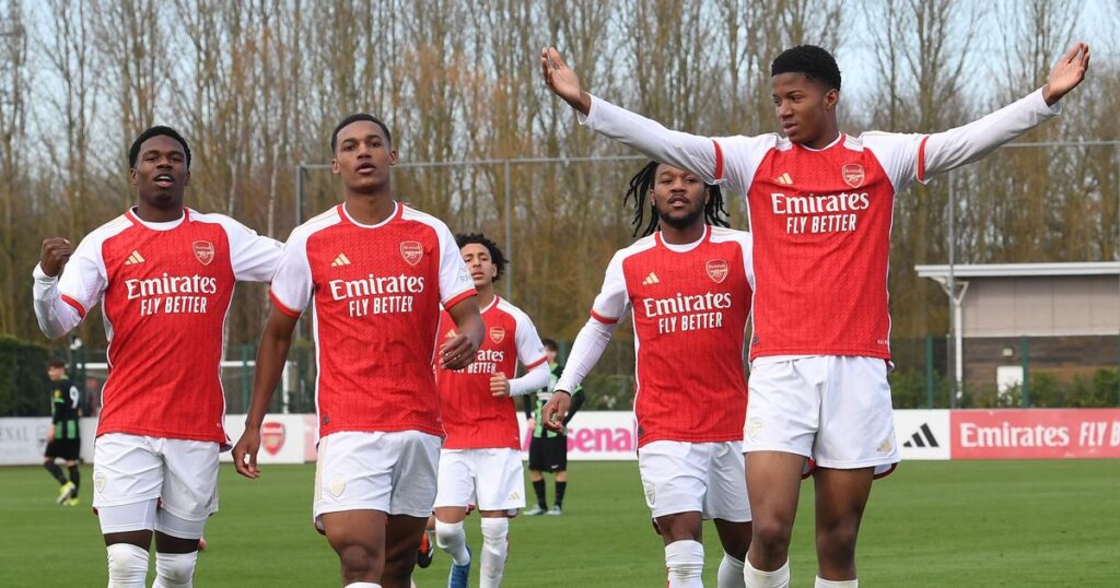 Arsenal young player scores 7 goals in 64 minutes as fans compare him to Ronaldo – Daily Star