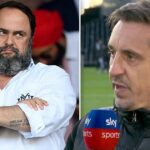 Gary Neville strongly criticizes Nottingham Forest as ‘a mafia gang’ and ‘petulant child’ in rant.