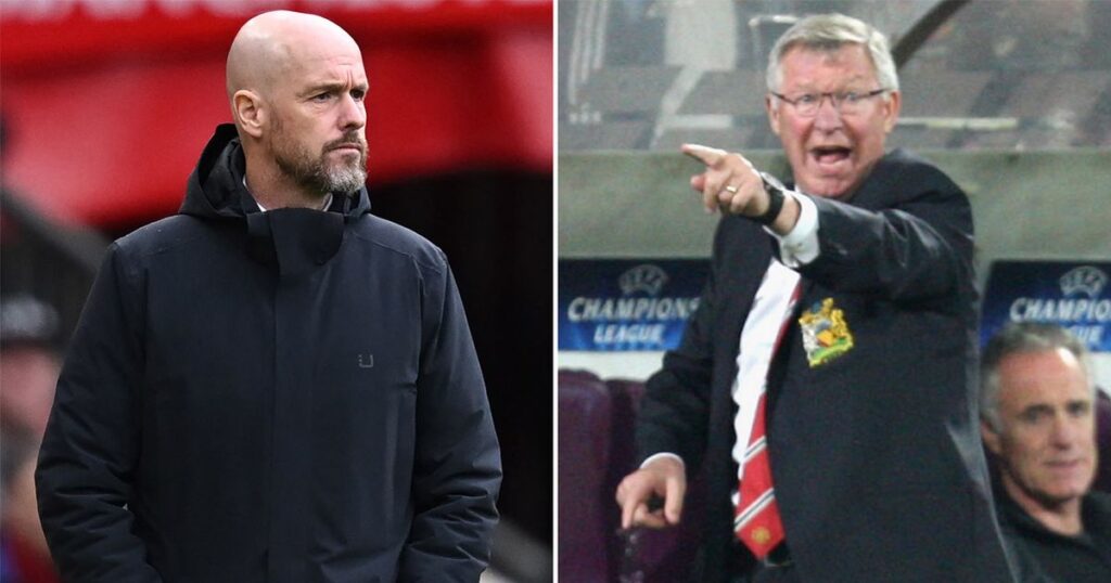 Erik ten Hag admits Sir Alex Ferguson used to intimidate Manchester United players, creating a fear factor.