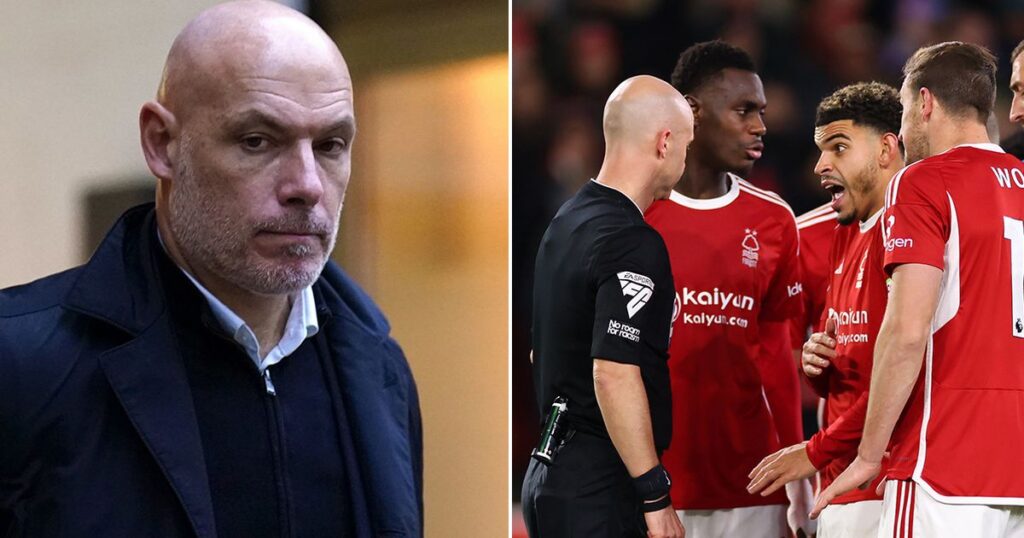 Howard Webb, chief of referees, embarrassingly admits Forest should’ve received Everton penalty – Daily Star