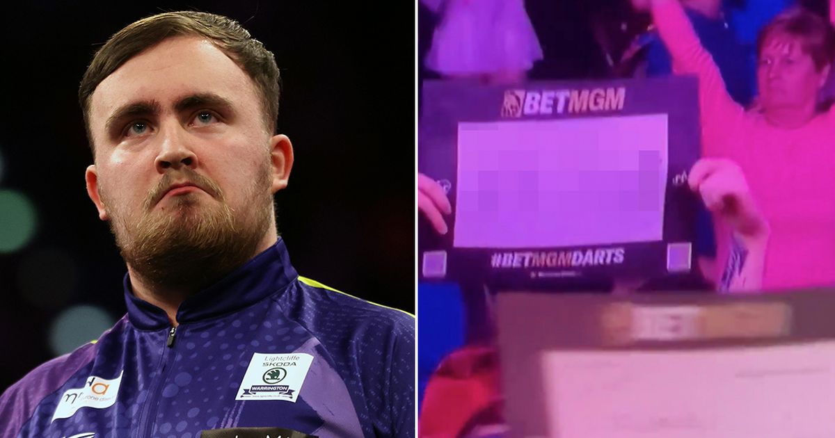 Sky Sports Forced to Stop Showing X-Rated Darts Sign During Luke Littler Match