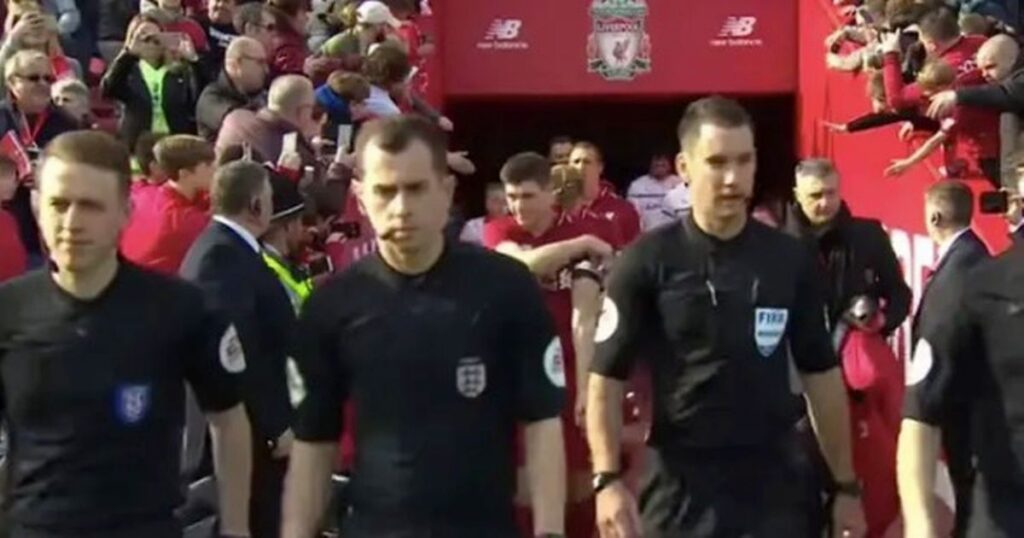 Premier League referee banned from officiating Liverpool games despite previous Anfield assignment.