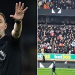 Luton supporter takes a brilliant dig at Nottingham Forest with Stuart Attwell sign at Wolves game