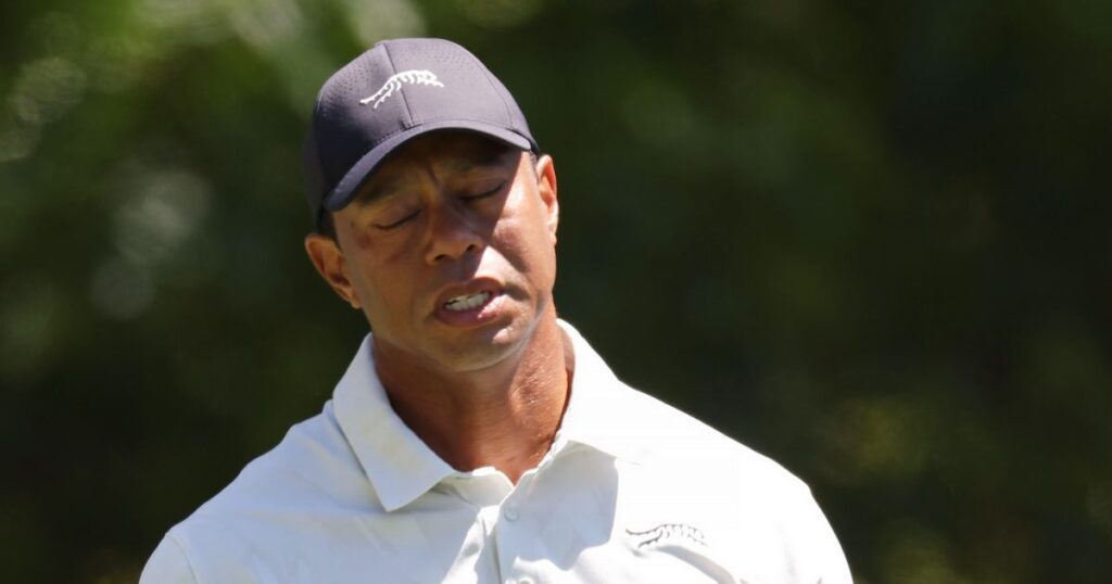 Tiger Woods hits low point at The Masters with worst major round – Daily Star