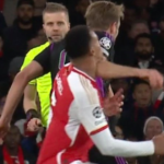 Harry Kane avoids ‘obvious’ red card after aggressive clash with Arsenal’s Gabriel – Daily Star