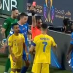 Cristiano Ronaldo shown red card for elbowing opponent and gesturing towards referee – Daily Star