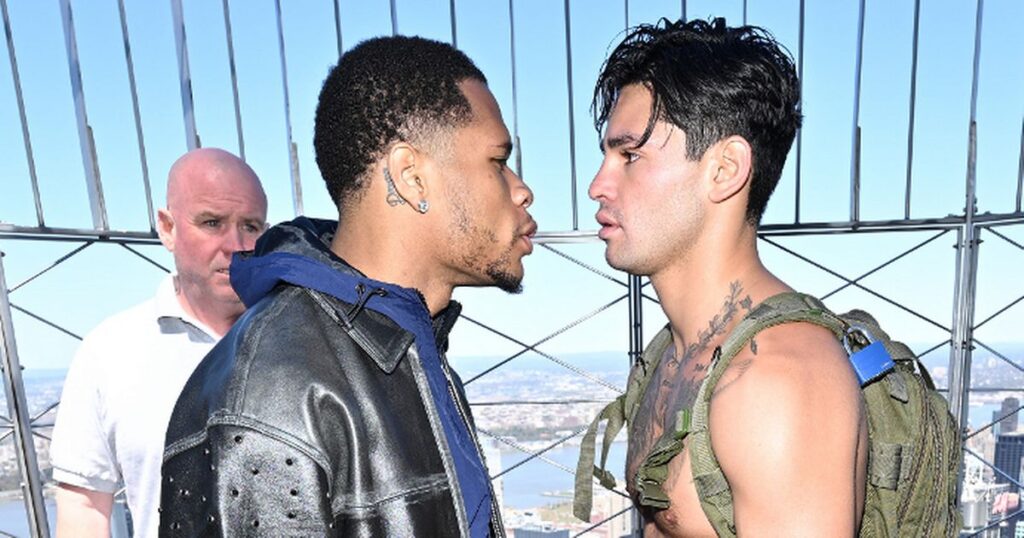 Ryan Garcia and Devin Haney agree to a $500,000 bet before their New York boxing match.