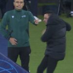 Xavi from Barcelona receives red card for ‘kicking TV equipment’ in Stone Island gear – Daily Star