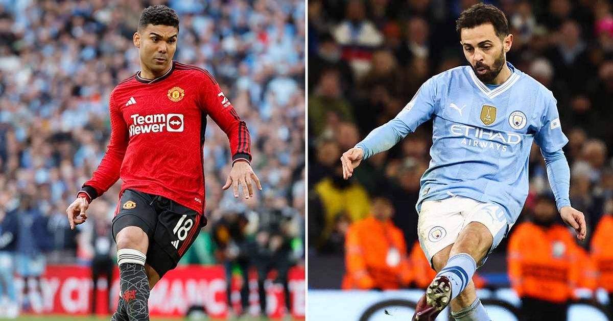 Casemiro challenges Bernardo Silva with terrible penalty kick during Man Utd’s FA Cup match – Daily Star