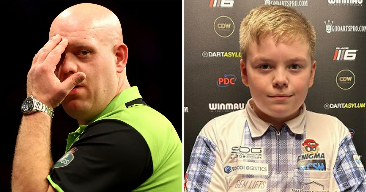 Michael van Gerwen declines invitation to compete against 10-year-old Owen Bryceland in darts’ new sensation.