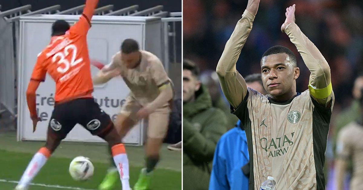 Kylian Mbappe reprimanded for showboating as PSG goal is created by moment of magic.