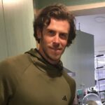 Gareth Bale visits Big Sam’s fish and chip shop for dinner and even goes upstairs for a chat.