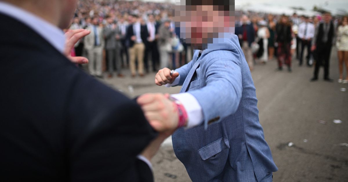 Bloody brawl erupts ahead of Grand National in shocking Aintree photos – Daily Star