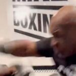 Mike Tyson Nearly Knocks Out His Own Coach with Intense Training Attack Before Jake Paul Fight.