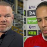 Wayne Rooney labeled a hypocrite for criticizing Virgil van Dijk’s “get on with it” rant.