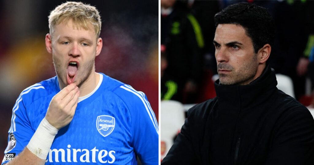 Mikel Arteta Accused of Disrespecting Aaron Ramsdale, Encouraged to Leave by Man Utd Icon