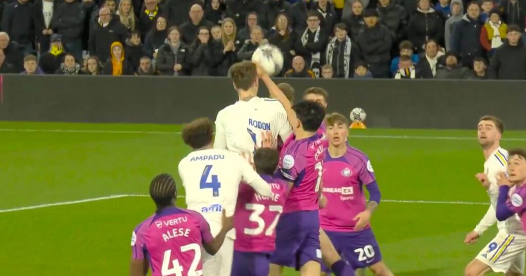 Leeds denied penalty as player punches ball, miss chance to go top of Championship – Daily Star