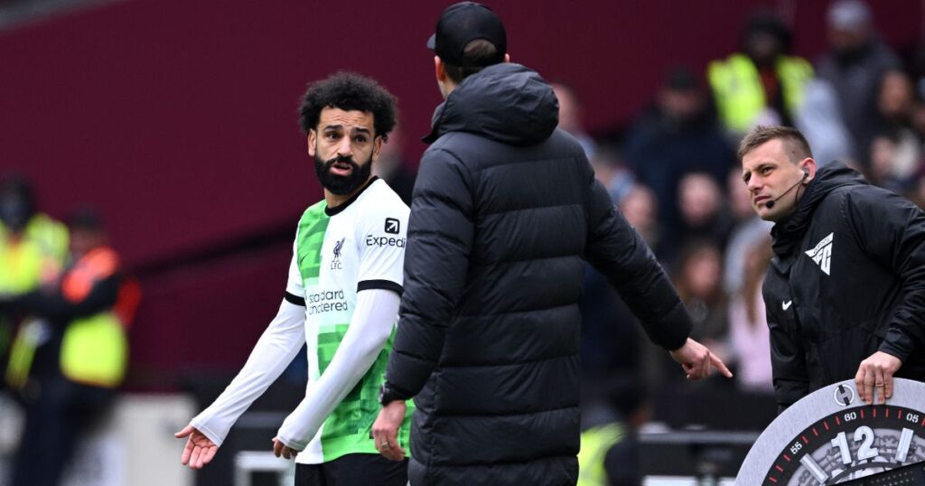 Jurgen Klopp and Mo Salah’s Disagreement: Inside the Incident Heard by West Ham Player