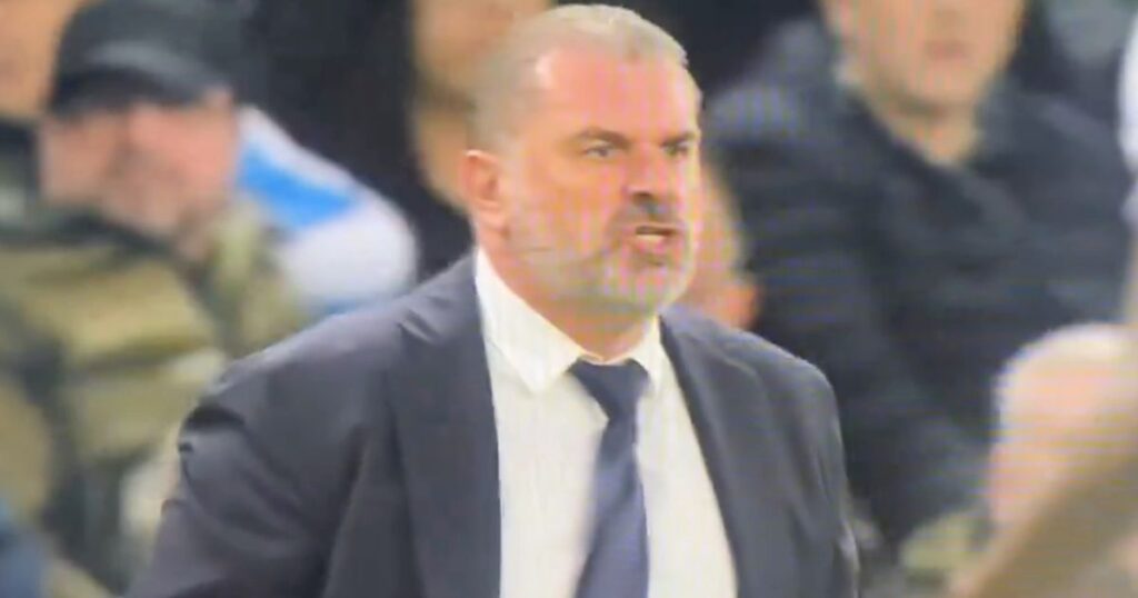 Ange Postecoglou ‘erupts in anger’ at Tottenham player during Chelsea pitchside outburst – Daily Star