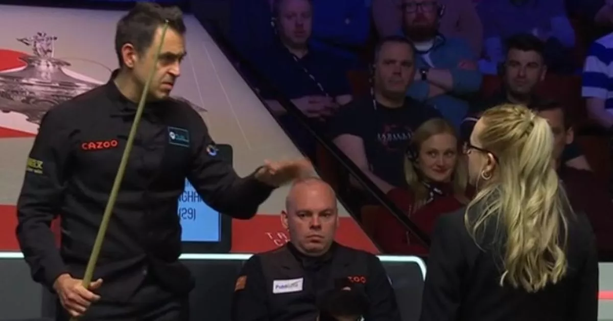 Ronnie O’Sullivan Miscounts and Has Another Outburst at Referee – Daily Star