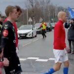 Football team in top division forced to halt traffic before kick off – Daily Star